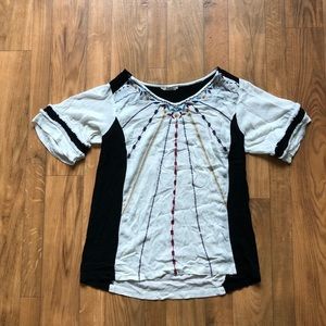 Embroidered BoHo Top